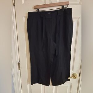 LOFT Women’s Linen Blend Wide Leg Pants Size 12 NWT